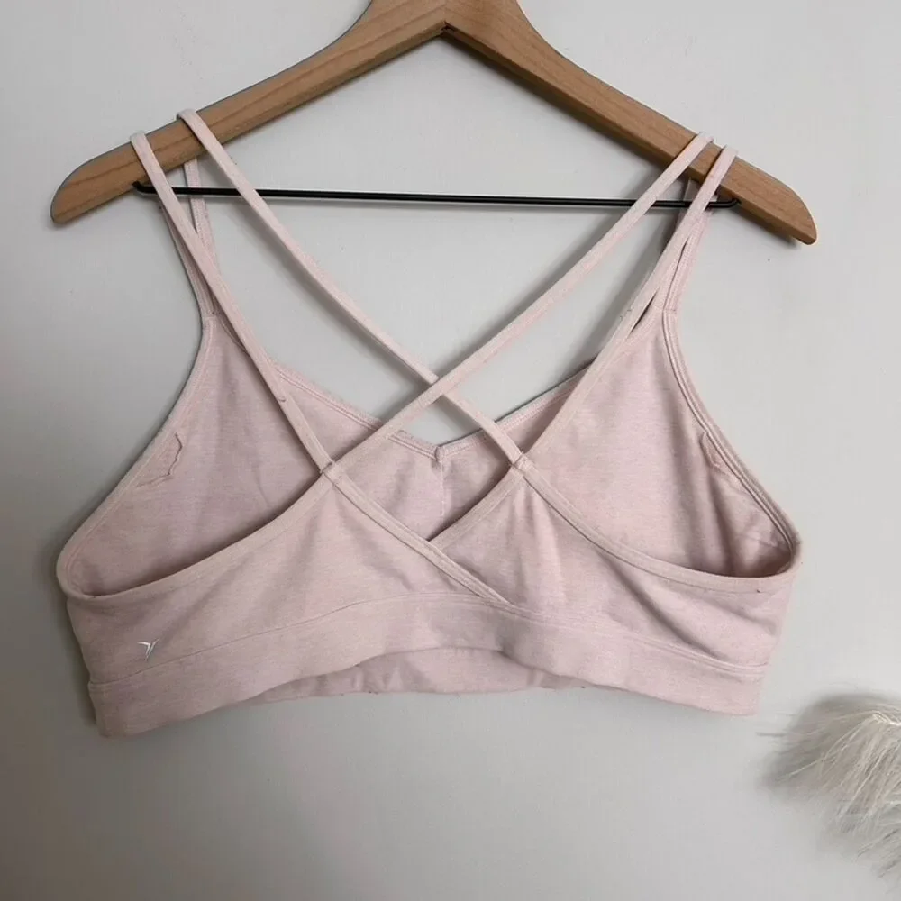 Old Navy Active Light Pink Cross Back Bra